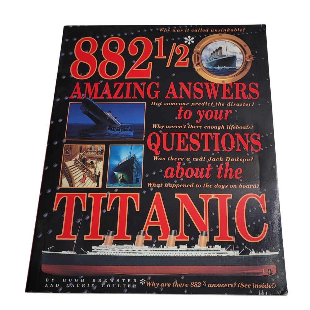 Scholastic 882 1/2 Amazing Answers Titanic Book Hugh Brewster Paperback Good